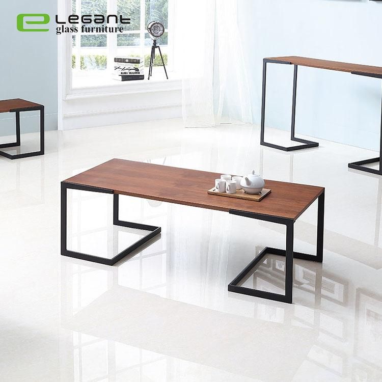 Simple Living Room Glass Furniture Glass Coffee Tea Tables