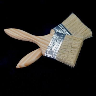 Thickened Non-Shedding Stiff Bristle Wooden Handle Pig Bristle Brush