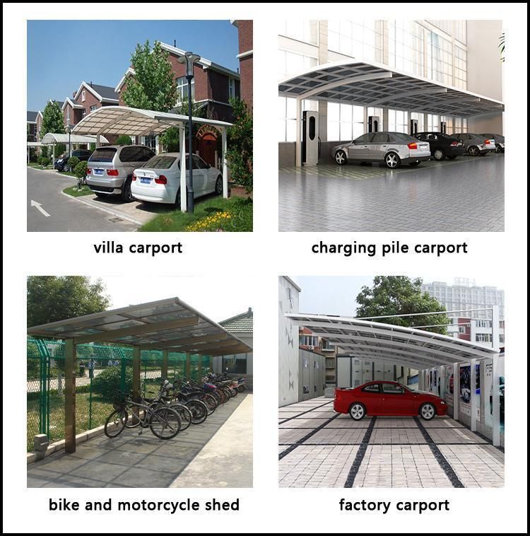 Good Quality Free Standing Aluminum Polycarbonate Carport Gazebo Tent Carparking (B800)