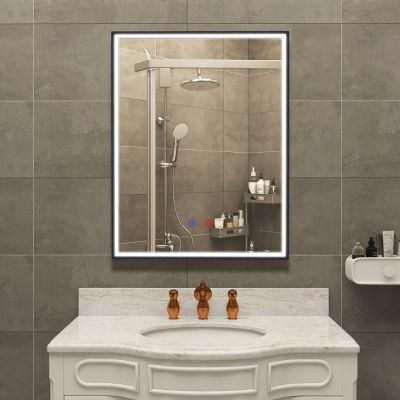 Heated Bathroom Illuminating Wall Mounted Lighted Vanity Mirror