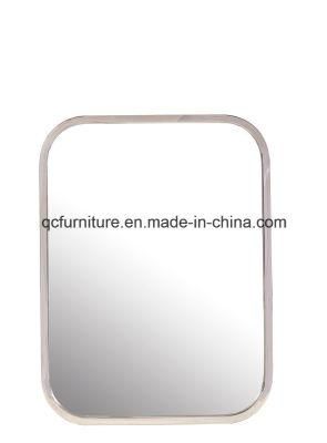 Simple Design Colored Glass Mirror Fninish Stainless Steel Frame