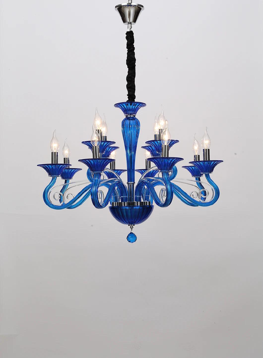 Modern Style Classic Creative Living Room Indoor Six Lights Glass Chandelier (KL8230/6)