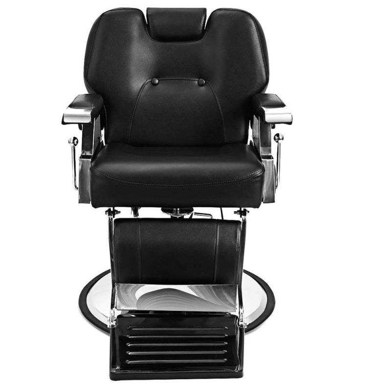 Hl- 31307 Salon Barber Chair for Man or Woman with Stainless Steel Armrest and Aluminum Pedal