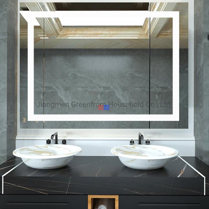 Rectangel Shape of Customized Size LED Illuminated Bathroom Mirror