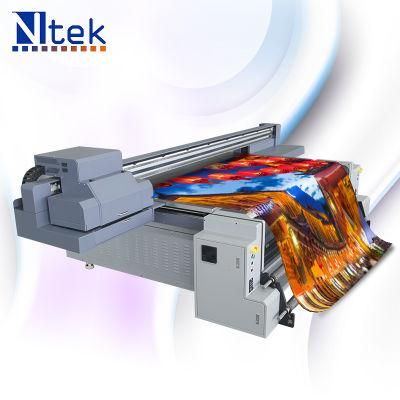 Ntek 3321r Glass Sheet Flatbed Printing Machine and Roll to Roll