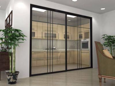 Slim Frame Sliding Glass Door Aluminium Alloy Sliding Windows and Doors Double Glazing