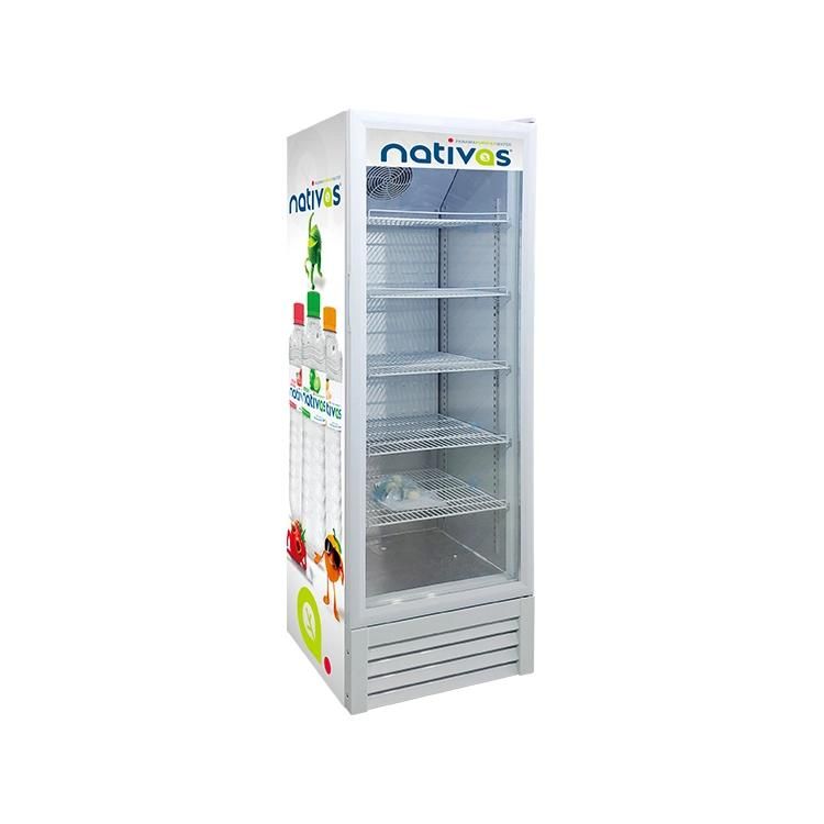 Commercial Upright Beverage Showcase with Tempered Glass Door Sc235L