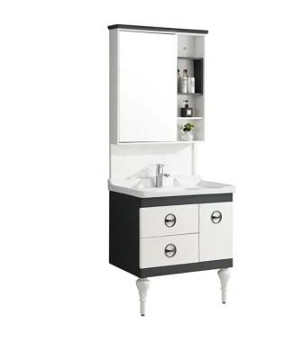 Luxury Bathroom Vanity Cabinet with Sink Mirror Solid Wood Cabinet Waterproof Vanity Set