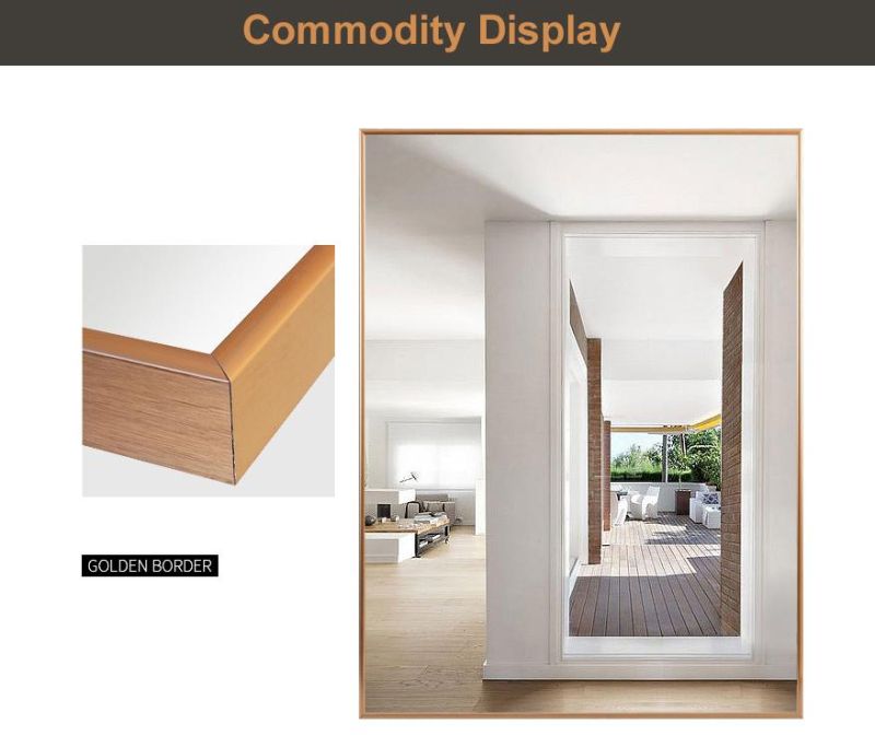 Dressing Mirror Horizonal Hanging Glass Mirror