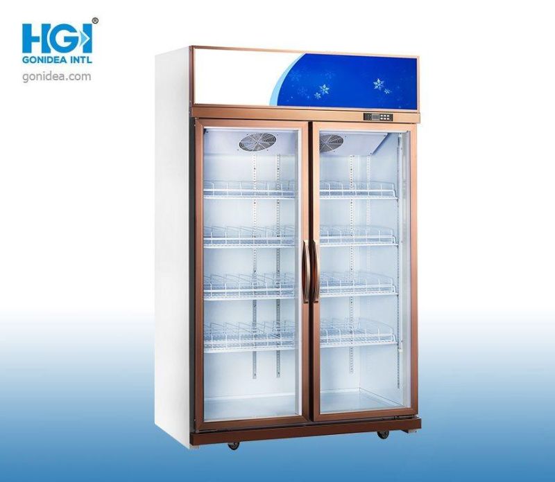 3 Glass Door Big Capacity Upright Display Showcase LC-1500