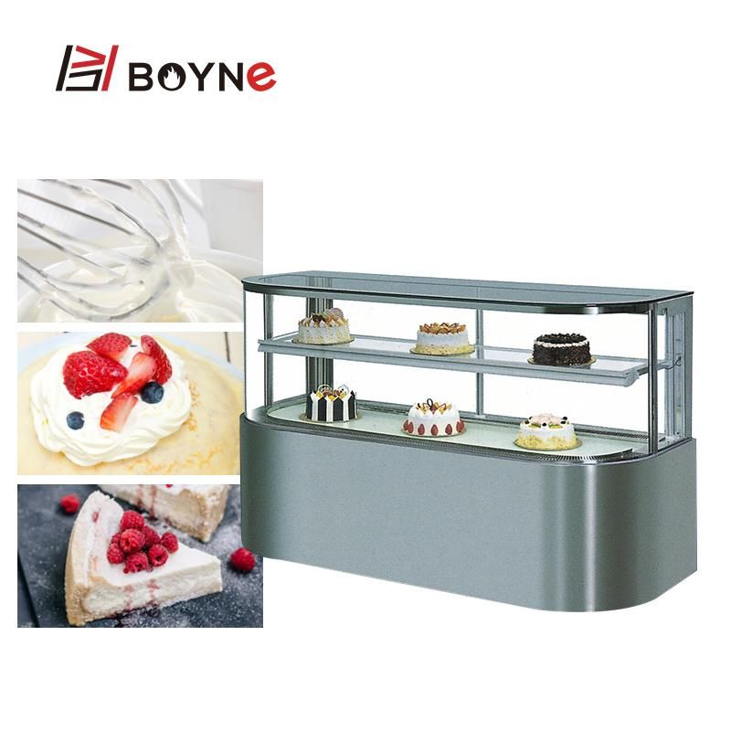 Restaurant Hotel Cafe Dessert Showcase Defog Chiller Cabinet