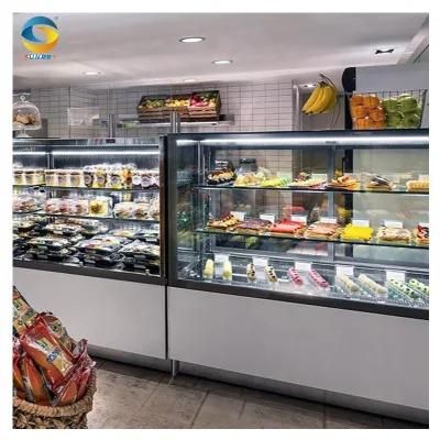 Commercial Cake Showcase Bakery Display Cabinet Cake Chiller Upright Bakery Refrigerator Pastry Chiller Showcase Cake Display