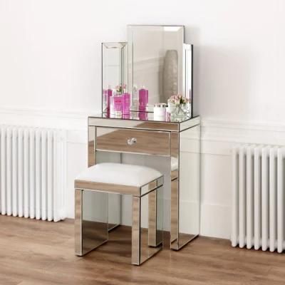 China Made New Style Living Room Furniture Glass Dressing Table