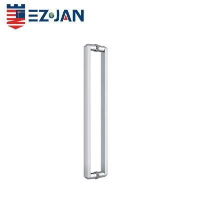 Stainless Steel Glass Door Handle Square Tube Handles