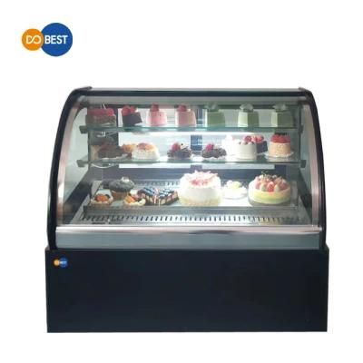 Smeta Mini Counter Top Refrigerator Commercial Cake Display Cabinet Showcase