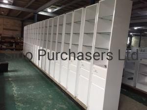 Tall Boy Bathroom MDF Cabinets with Glass Layers