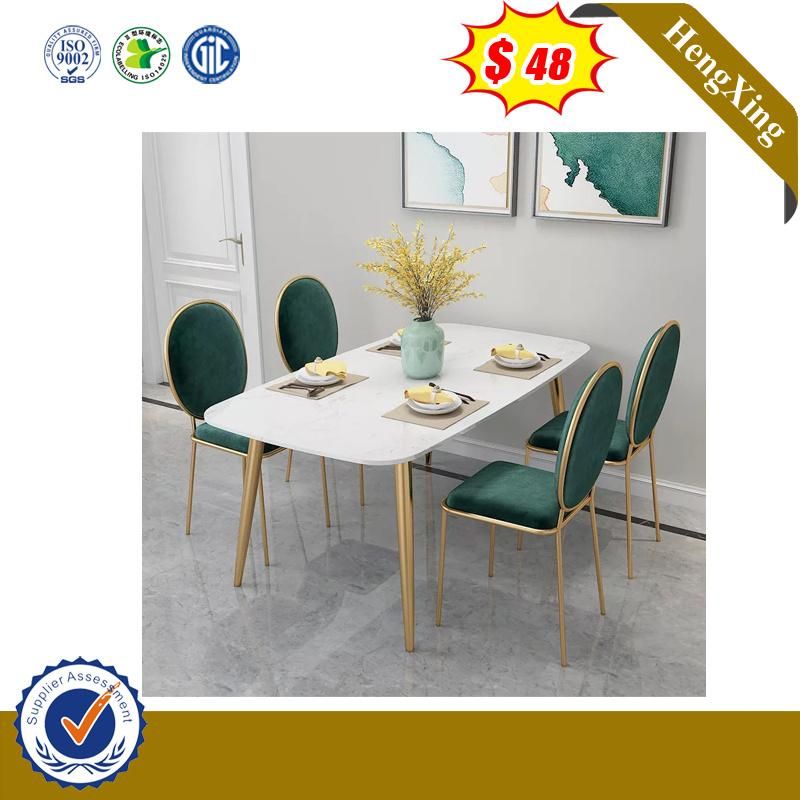 Customized Fixed Unfolded Modern Furniture Dining Table Set