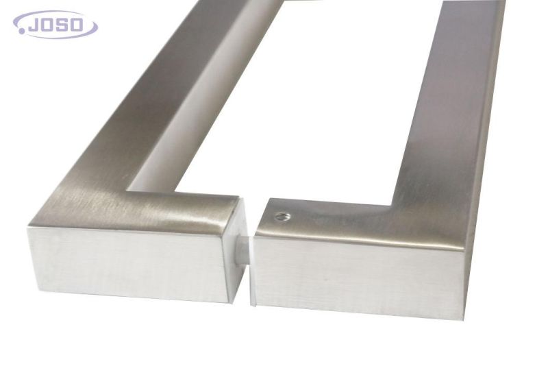 Tubular Stainless Steel Handle for Glass Door Office Door Tempered Handle Cc570mm A2 Grade SUS304 Brushed Finish