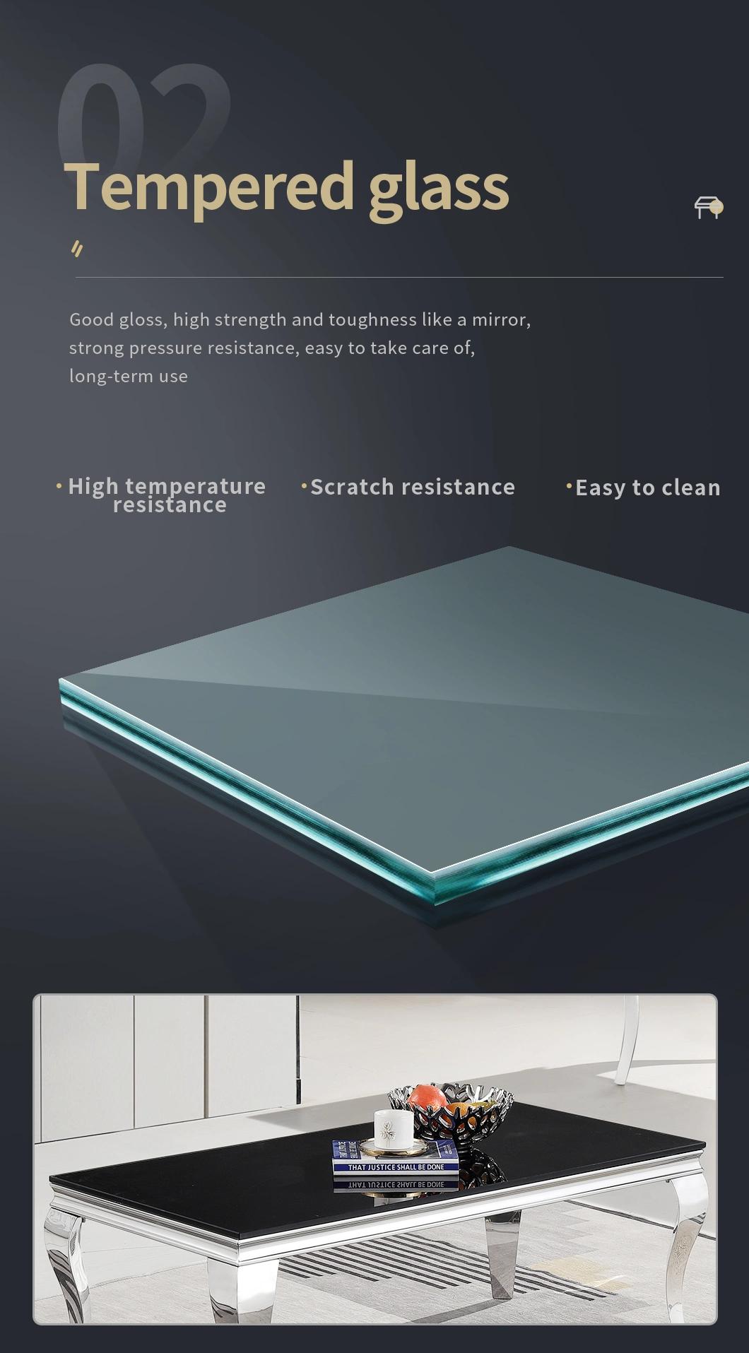 Glass/Marble New Diron Carton Box Customized Home Furniture Set Table