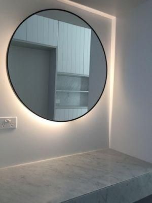 Wholesale Hollywood Makeup Round LED Bathroom Backlit Mirror