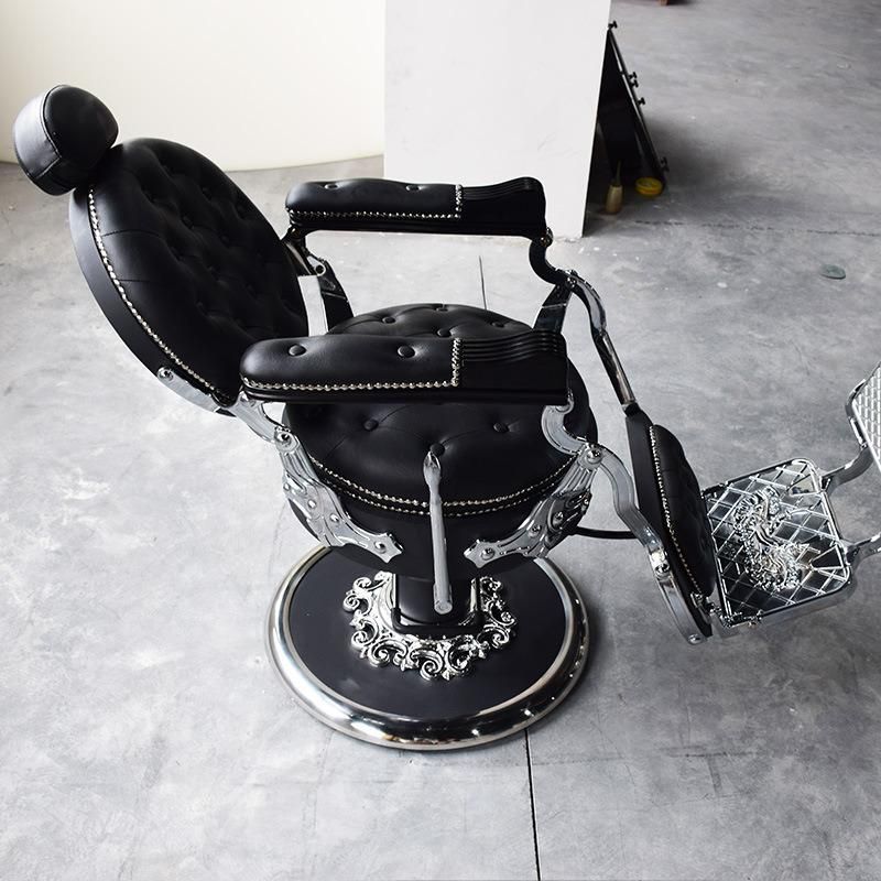 Hl-9260b Salon Barber Chair for Man or Woman with Stainless Steel Armrest and Aluminum Pedal