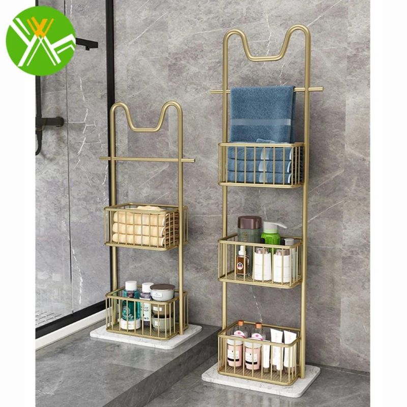 Multifunctional Towel Rack Bathroom Luxury Bathroom Organizer Rack for Bathroom Decoration