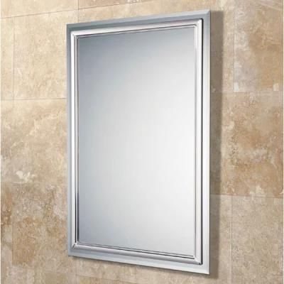Clear Frameless Decorative Bathroom Silver Mirror Glass Sheet Wall Mirror (SC-010)
