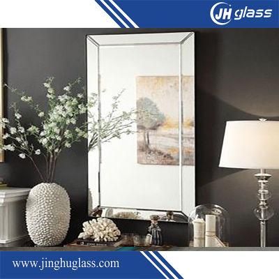 Decorative Wall Mirror Silver Mirror for Bathroom / Gym Use