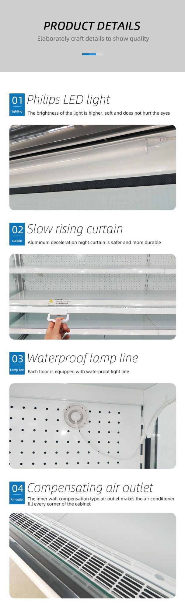 Cheap Vertical Upright Glass Door Freezer Cooler Refrigerator & Fridges Display Showcase for a Cold Drink in Retail Supermarket