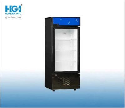 Commercial Market Cooler Glass Door Display Upright Showcases LC-228