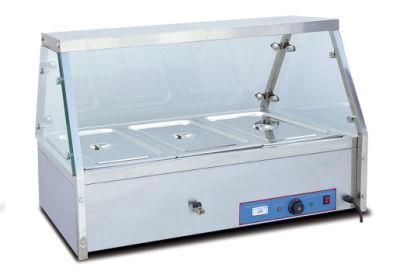 Commercial Electric Counter Top Food Warmer / Soup Station/Bain Marie with Glass