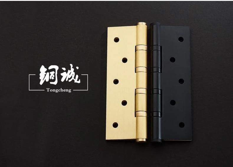 4inch 5inch Brass Wooden Door Hinge with Simply Design