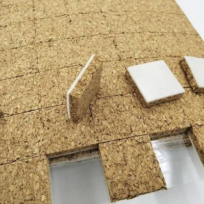 Glass Separator Cork Mat with Cling Foam for Shipping 15X15X3+1mm in Sheets