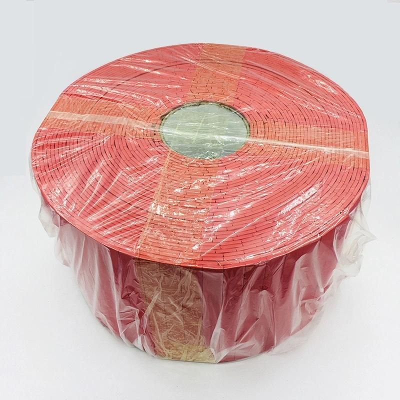 Red Glass Separator EVA Pads with Cling Foam on Rolls -Size 25X25X4mm
