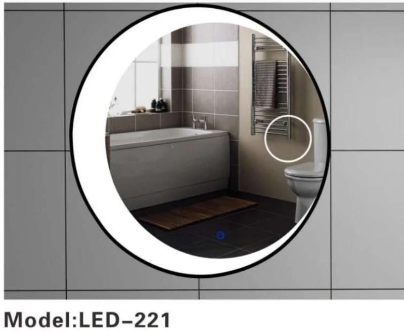 Irregualr European Amercian Modern LED Decor Smart Bathroom Cabinet Mirror