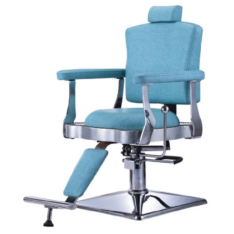 Hl-1178 Salon Barber Chair for Man or Woman with Stainless Steel Armrest and Aluminum Pedal