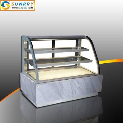 Commercial Bakery Cake Display Cabinet Refrigerated Showcase
