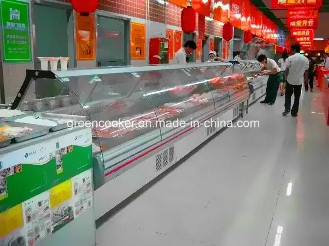 Commercial Meat Display Showcase Meat Freezer Butcher Equipment