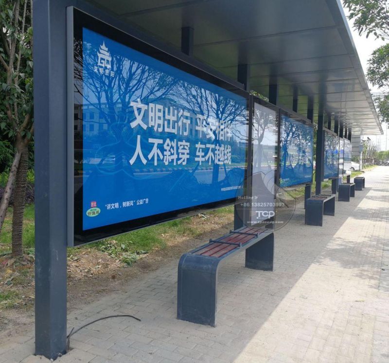 Hot Sale Outdoor Display Aluminum Alloy Bus Shelter