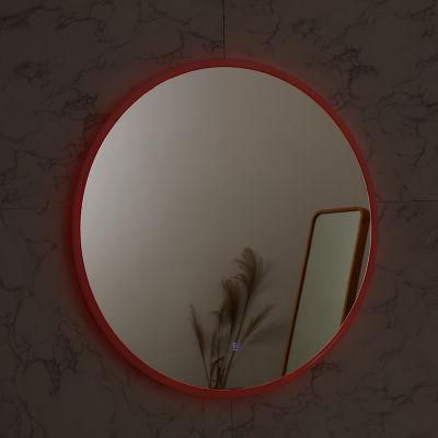 Fashion Silver Modern Jh Glass China Hotel Wall Mounted Bathroom Furniture Mirror