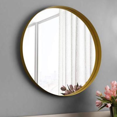 Round Shape Metal Frame Mirror Recessed Mirror for Home Decoration Bathroom Mirror