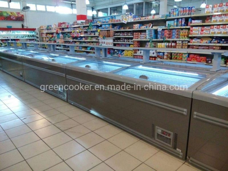 Food Display Cabinet, Commercial Horizontal Display Cabinet, Order Cabinet, Food Freezer, Glass Door Cold Storage Cabinet