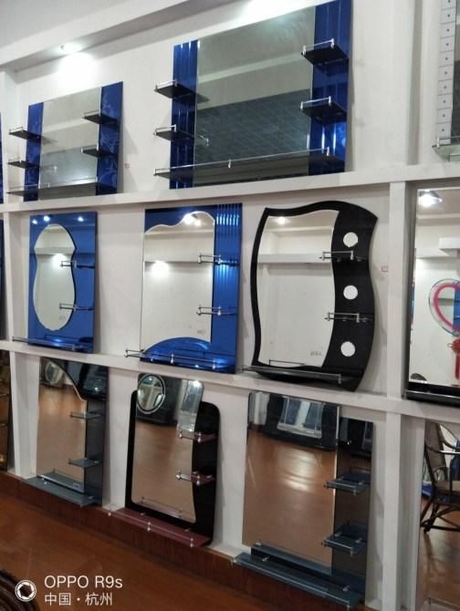 Aluminum Silver 4/5mm Glass Bathroom Mirrors for decoration
