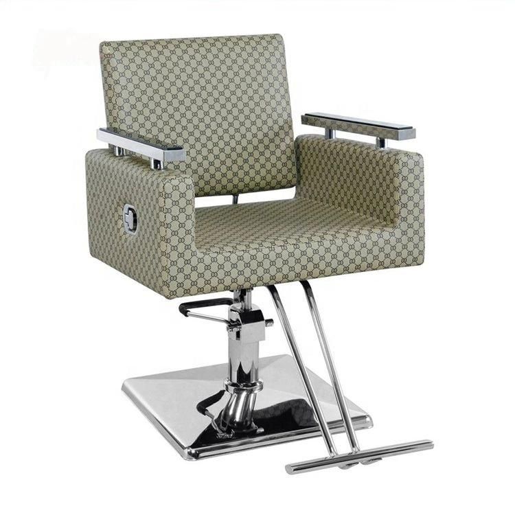 Hl-1013 Make up Chair for Man or Woman with Stainless Steel Armrest and Aluminum Pedal