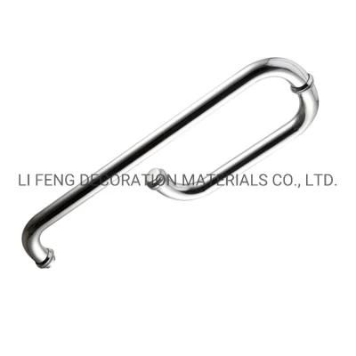 Stainless Steel Glass Door/Pull Shower Door Circular Tube Handle for Door Hardware