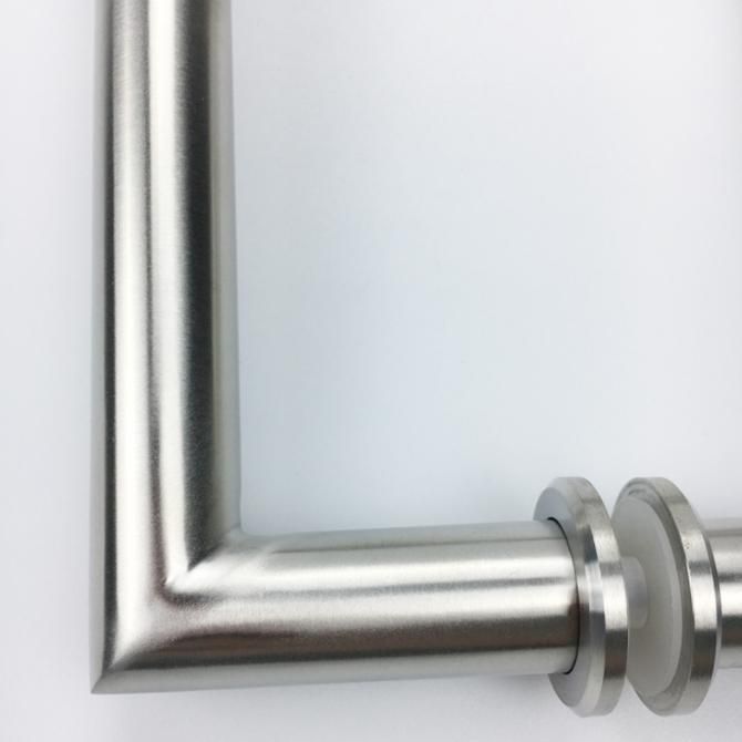 Back to Back Tubular Door Pull Handle for Frameless Glass Door
