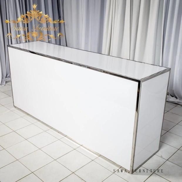 Acrylic Mirror Table or Glass Rack or Bar Table