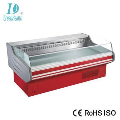 Commercial Supermarket Refrigerated Display Cabinet for Fish Meat Seafood