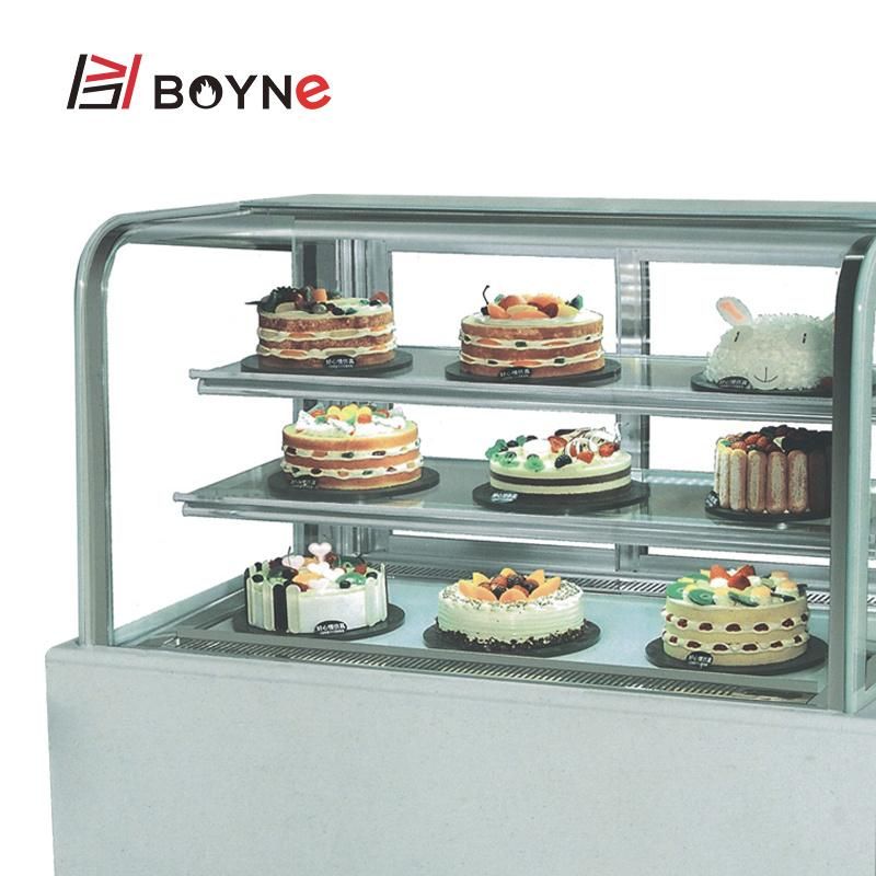 Vertical Cake Chiller Display Showcase for Bakery Shop