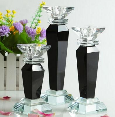 New Crystal Glass Candlestick Craft for Home Decoration